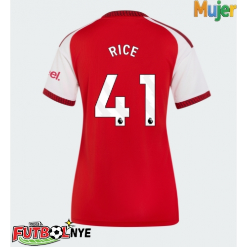 Camiseta Arsenal Declan Rice #41 Primera Equipación para mujer 2026-27 manga corta
